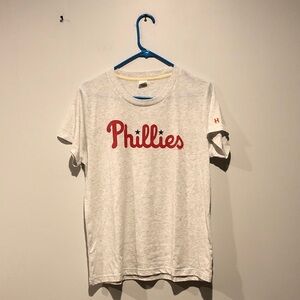 Homage Philadelphia Light Grey Wash Women’s Cut Shirt